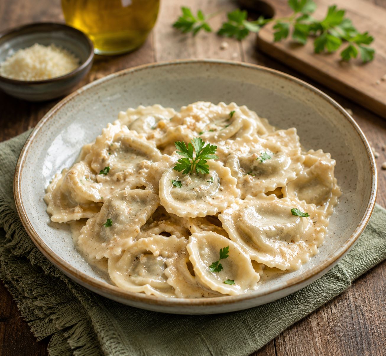 pansotti con salsa di noci