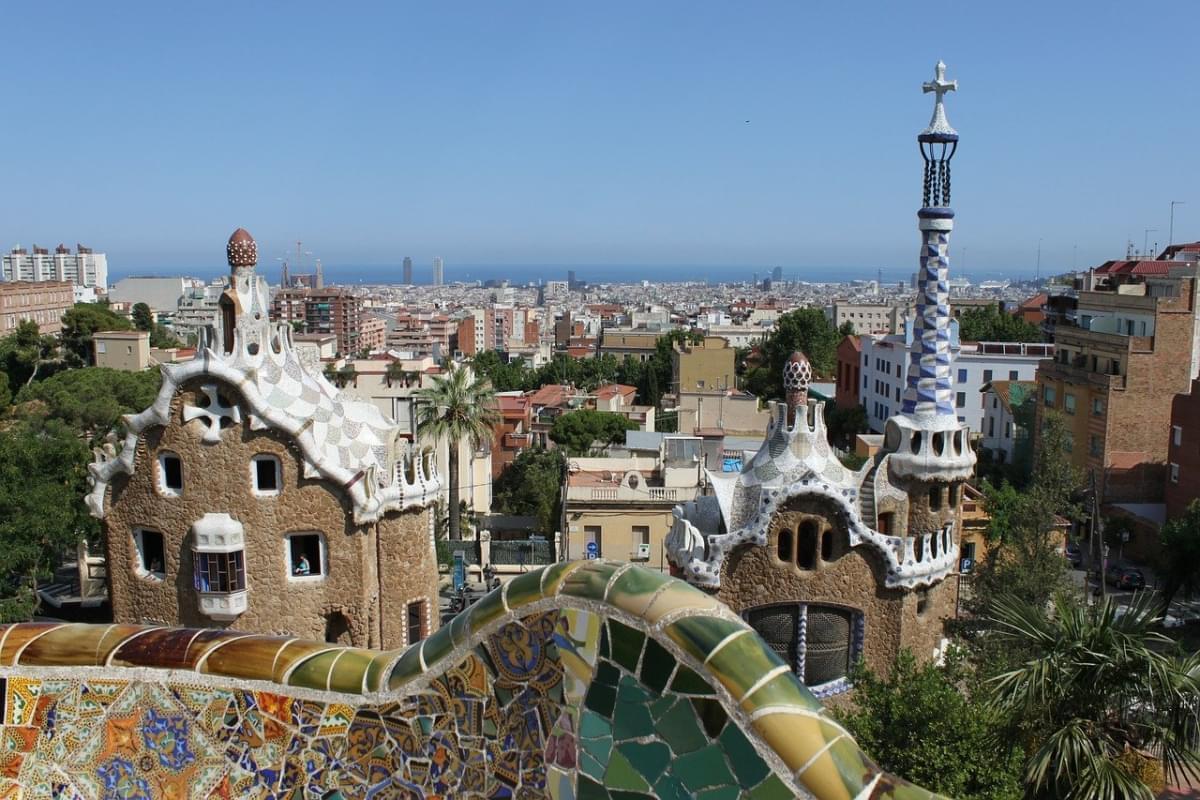 parc guell gauda barcellona spagna 1