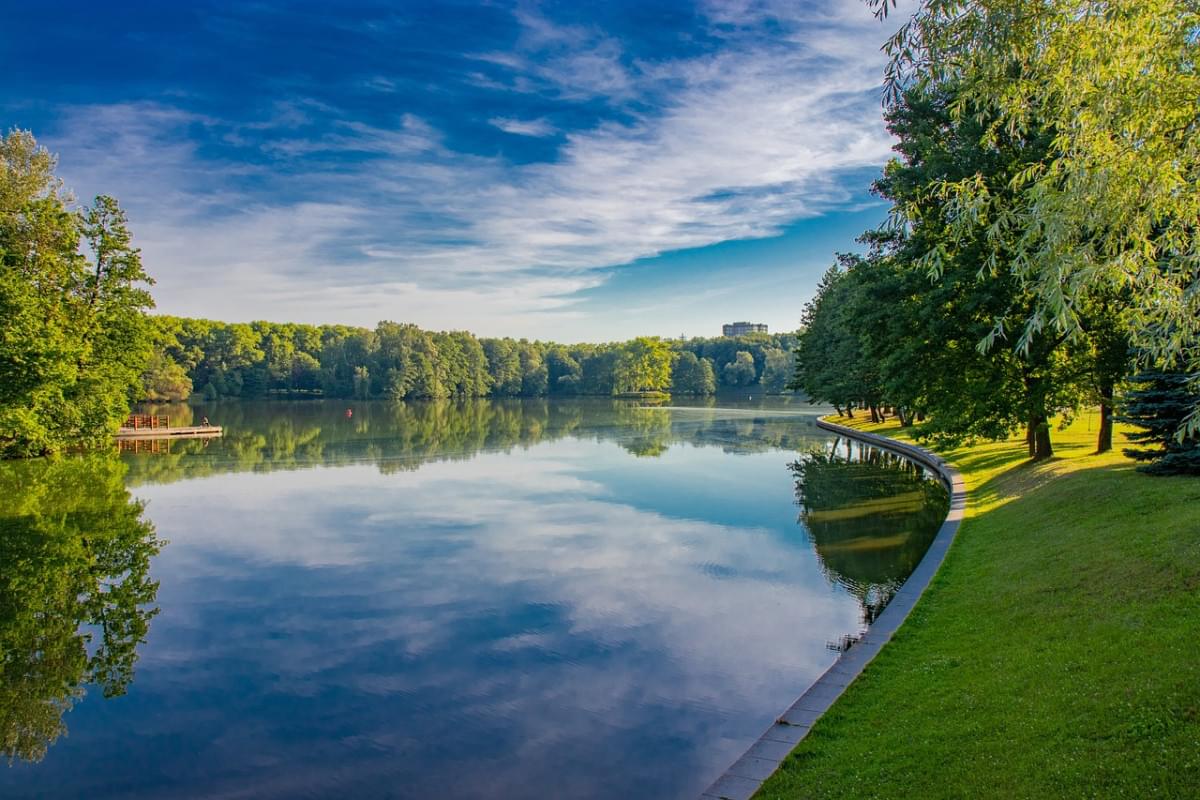 parco fiume minsk natura paesaggio