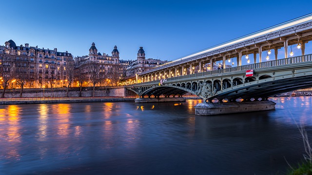 parigi ponte francia fiume senna