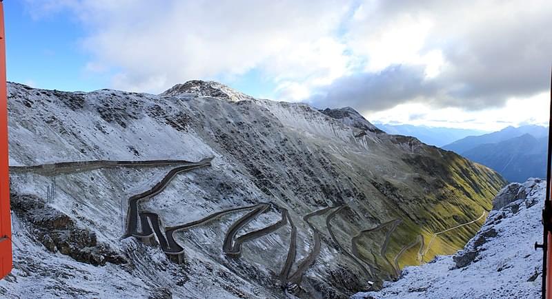 passo dello stelvio tornanti nord