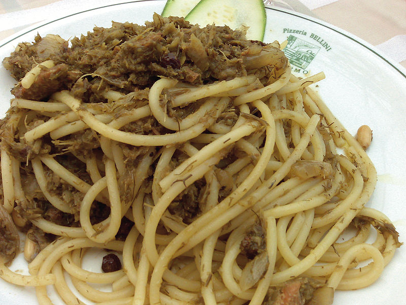 pasta con le sarde e finocchietto