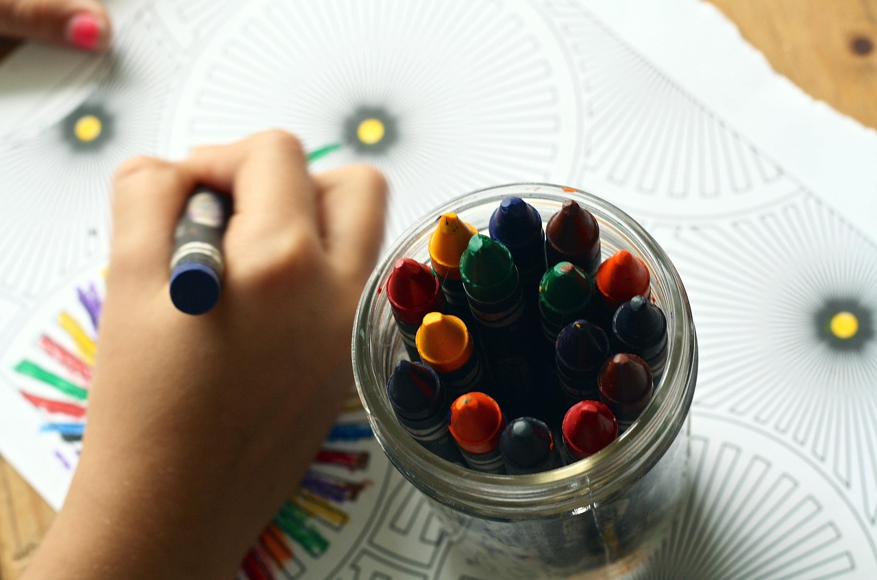 pastelli libro da colorare