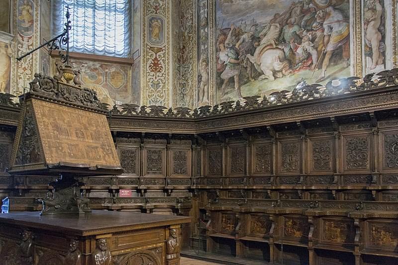 perugia coro della chiesa di san pietro 15