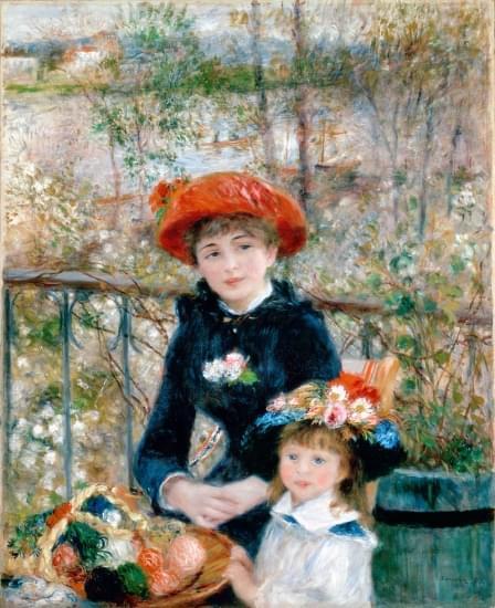 pierre auguste renoir sulla terrazza