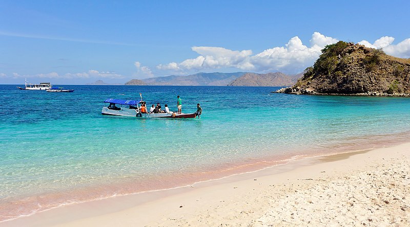 pink beach komodo