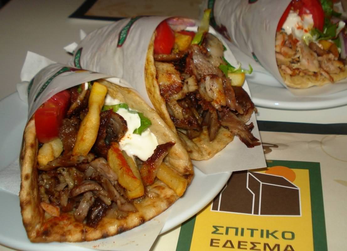 pita gyros kebab cipro