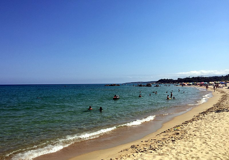 plage de lido orri tortoli en sardaigne 1