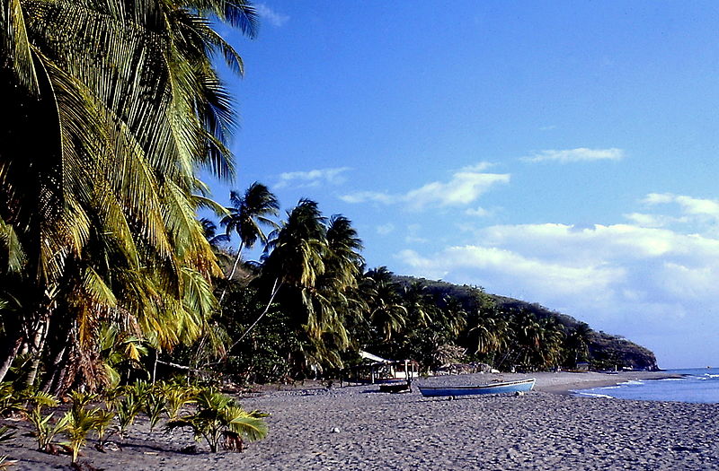 plage du carbet martinica