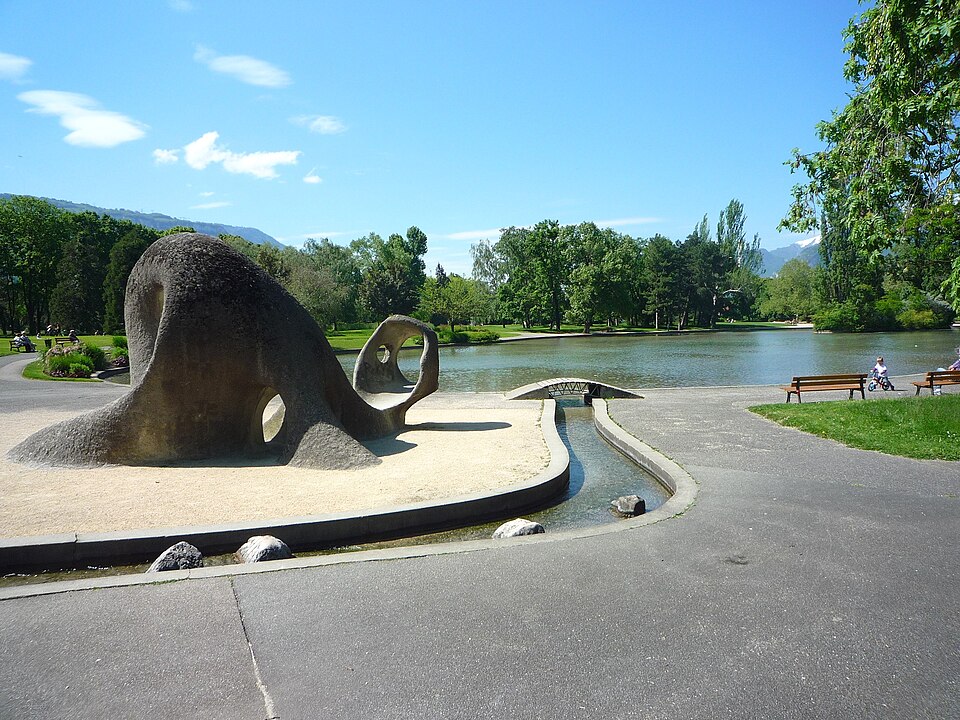 plan d eau parc champs elysees grenoble