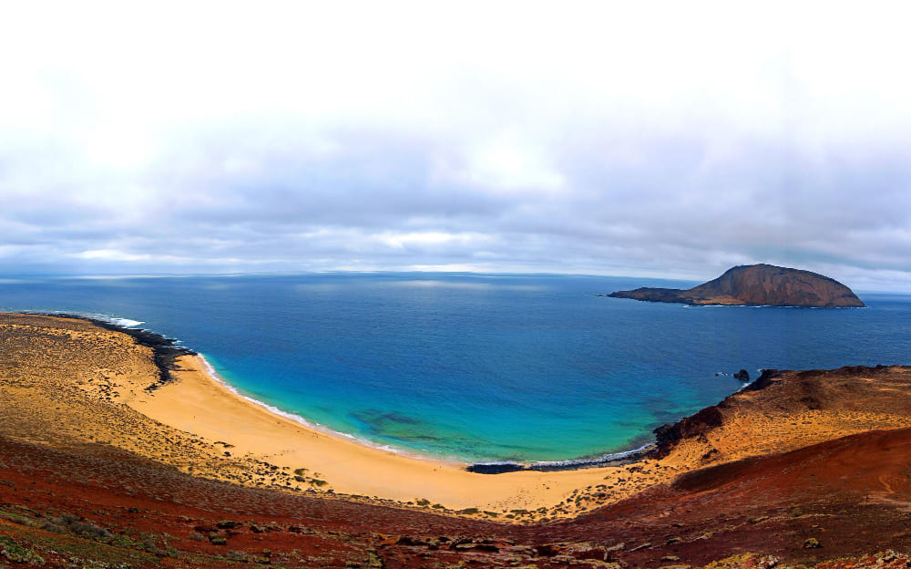 playa de las conchas e la graciosa