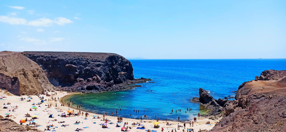 playa de papagayo a lanzarote