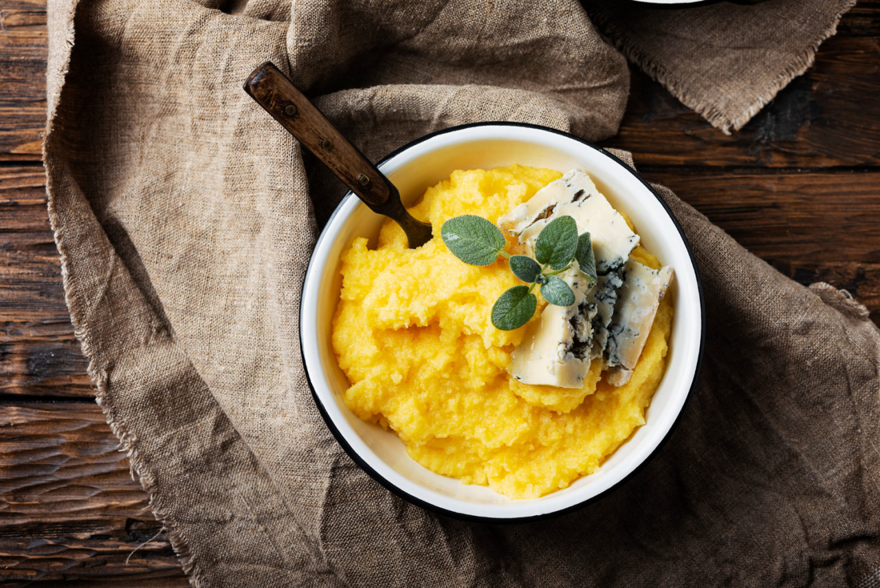 polenta with gorgonzola