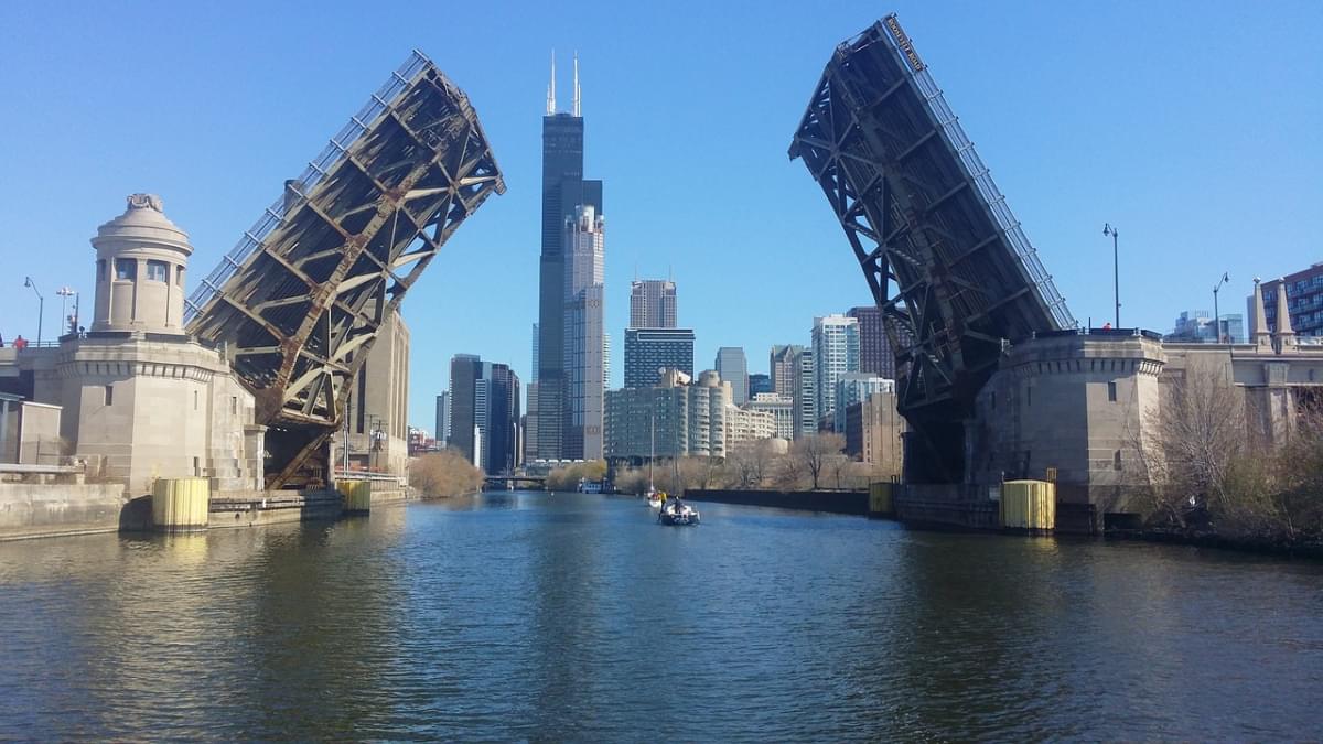 ponte chicago architettura fiume