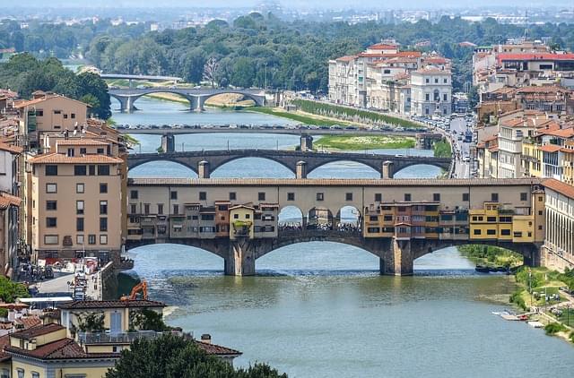 ponte vecchio dall alto