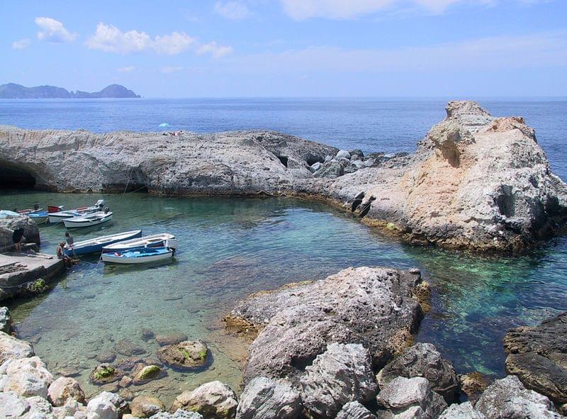 ponza mare di cala fonte