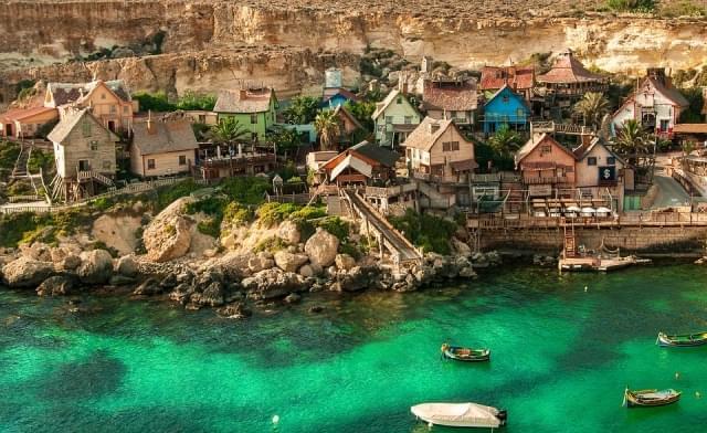 popeye village malta architettura