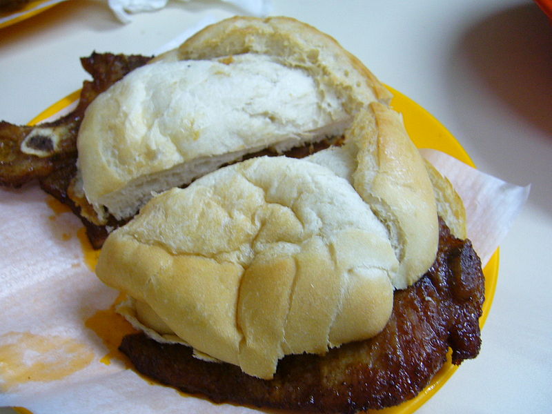 semplice ma buono, il pork chop bun