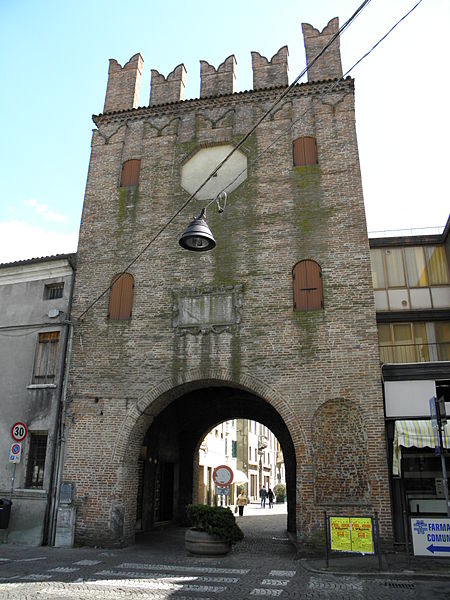 porta san bortolo facciata interno mura rovigo