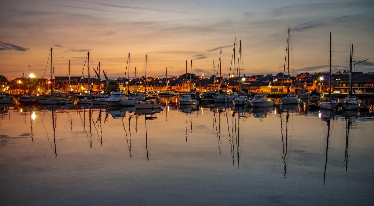 porto barche a vela acqua mirroring 1