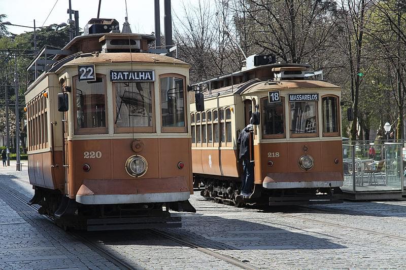 porto tram vintage