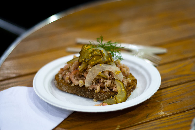 potted shrimps gamberetti in vaso