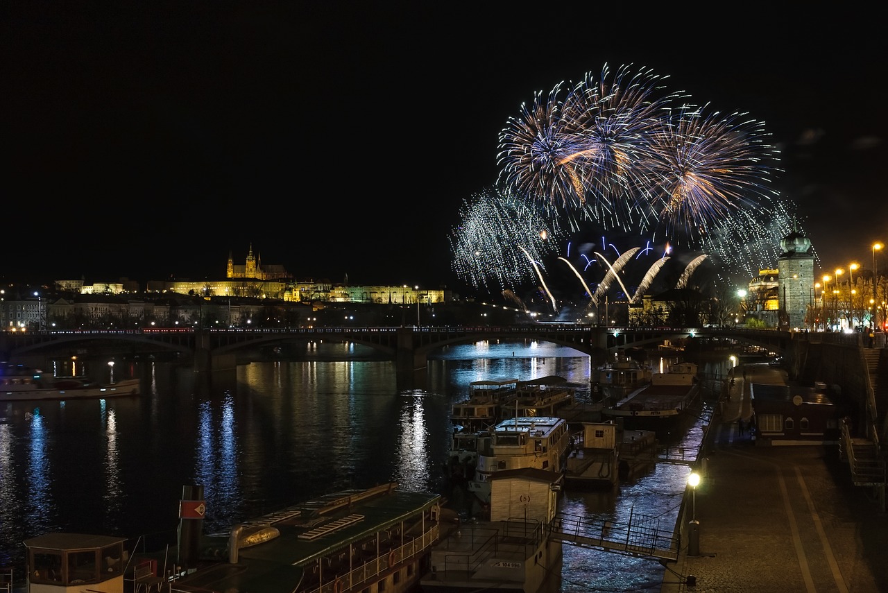 fuochi d'artificio praga