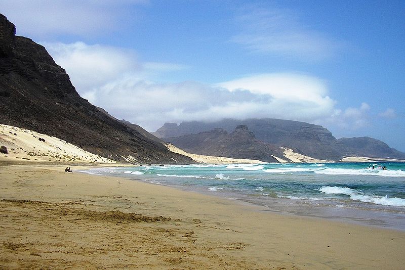 Spiaggia di calhau capo verde