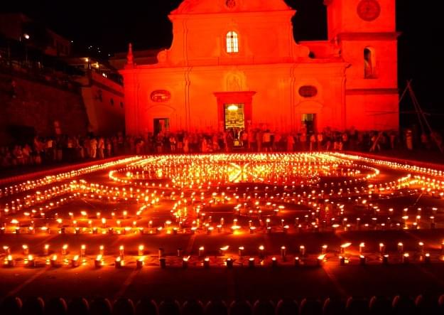 praiano luminaria di san domenico