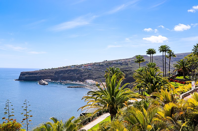 puerto de playa santiago port on la gomera