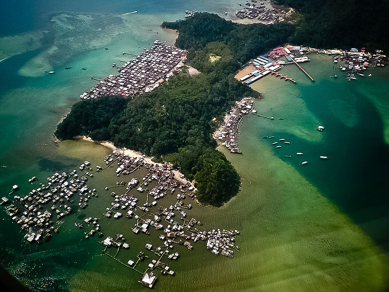 pulau gaya immigrant dwellings