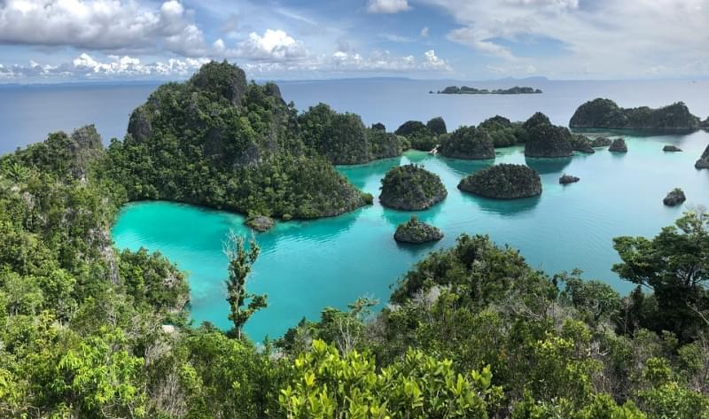 raja ampat panorama incotaminato