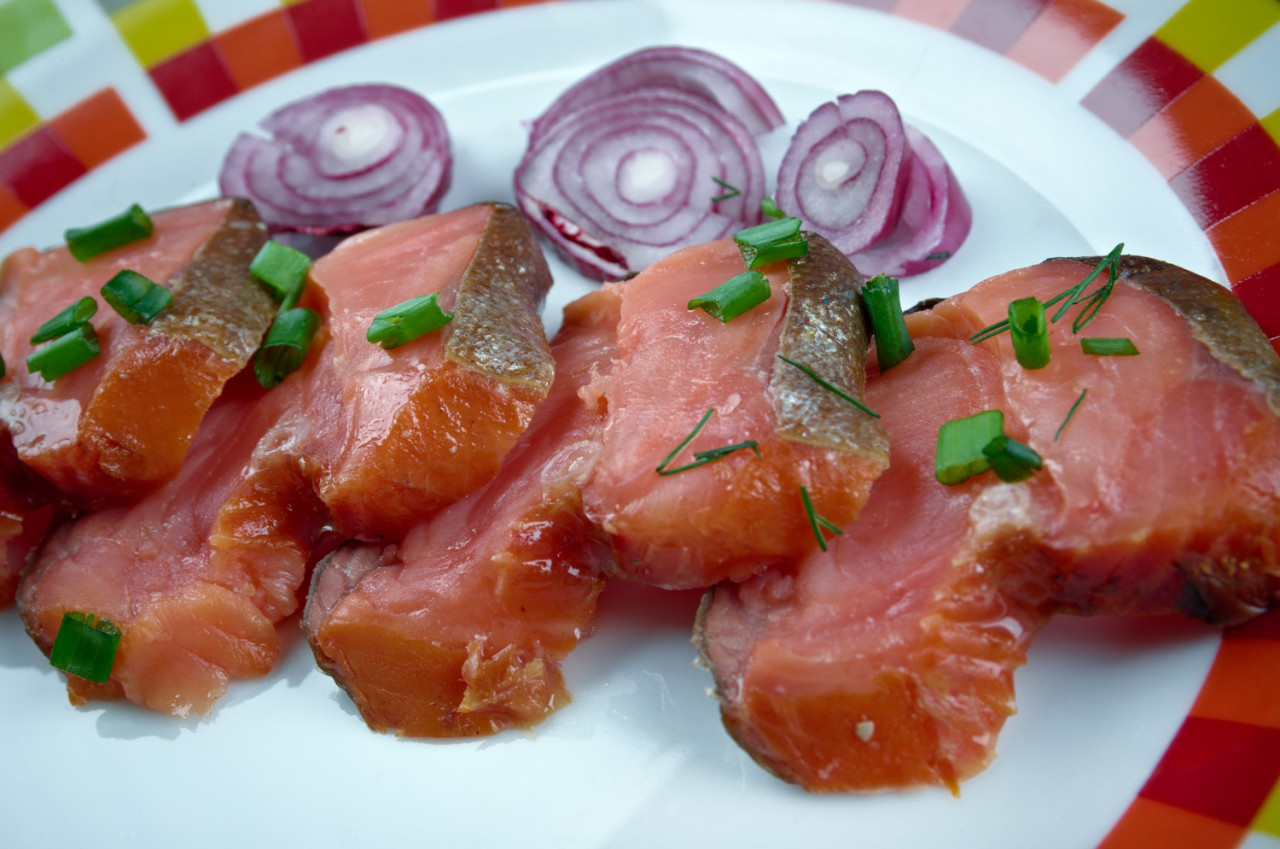 rakfisk norwegian fish dish made from trout sometimes char salted fermented