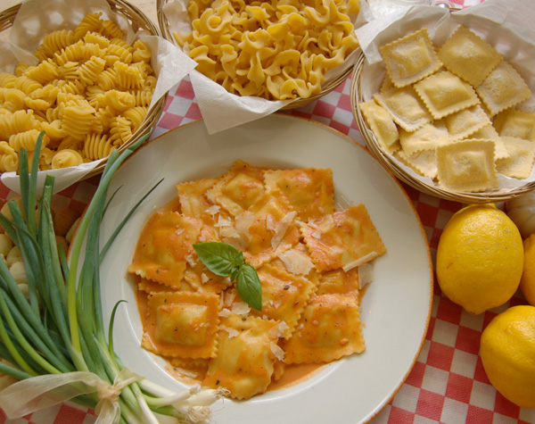 ravioli pasta della casa