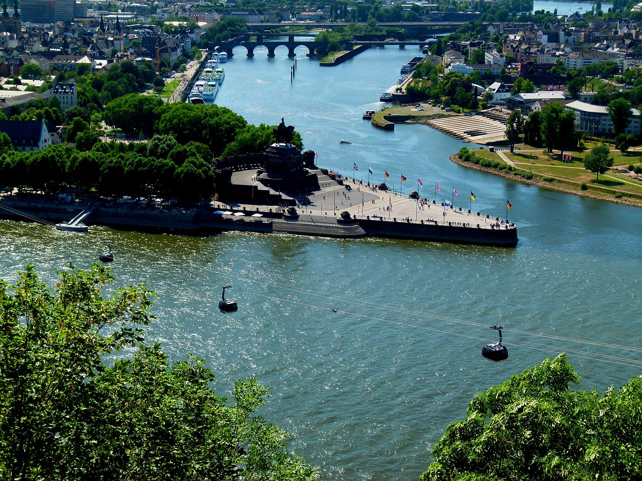 rhein fluss stimmung ausblick
