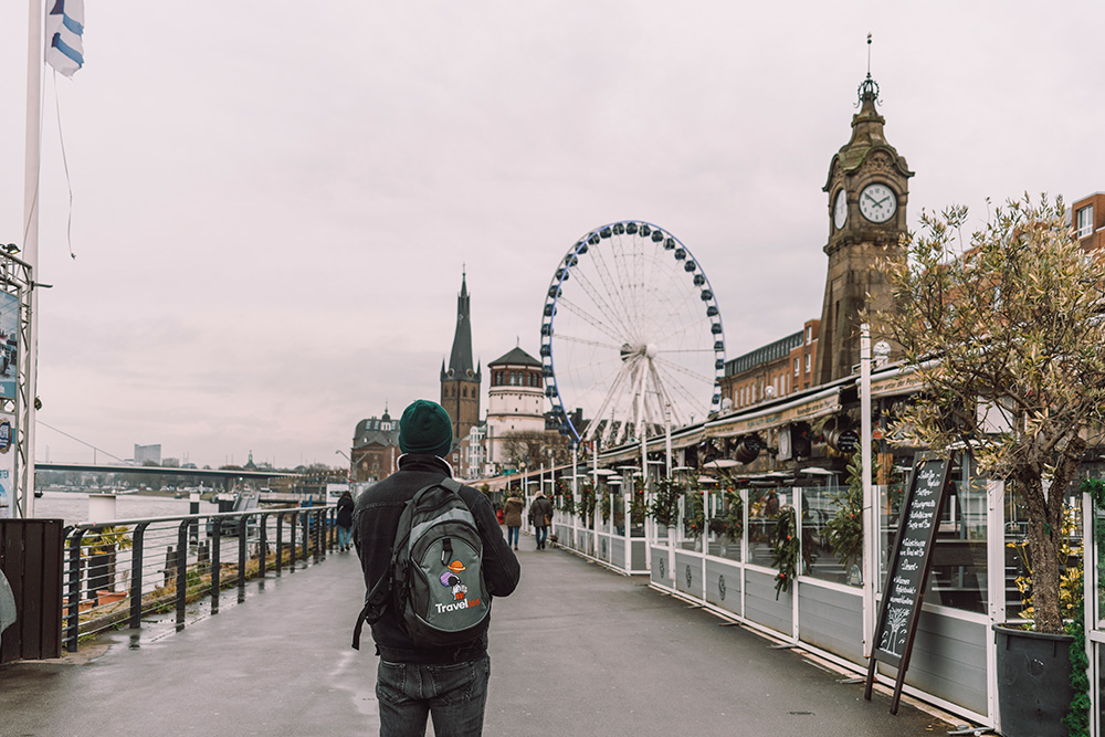 rhine embankment promenade