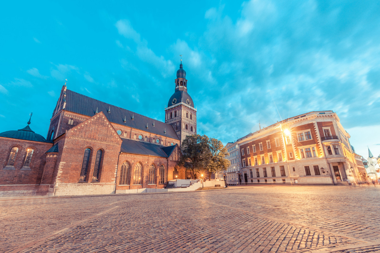 rigas doms cathedral riga city