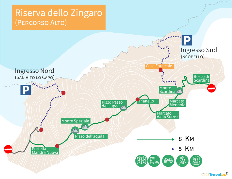 riserva dello zingaro percorso alto 1 1