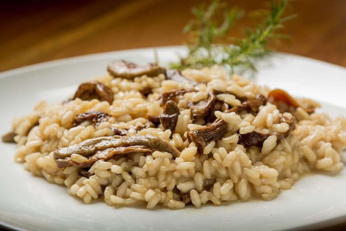 riso risotto verdure funghi