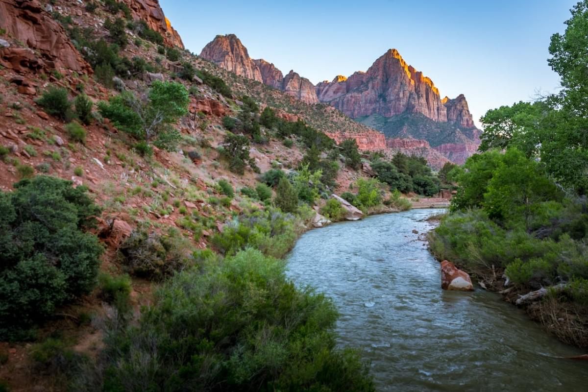 river in zion national park 1