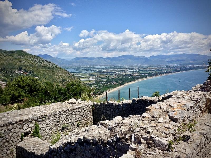 riviera di ulisse vista dal tempio di giove anxur