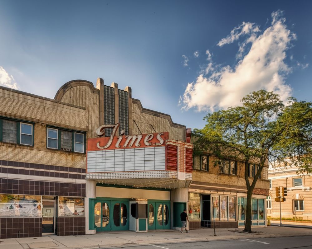 il cinema Times di rockford e il suo fascino retro