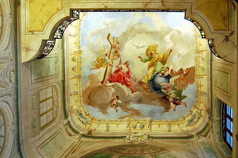 rosenberg palace dettaglio affresco