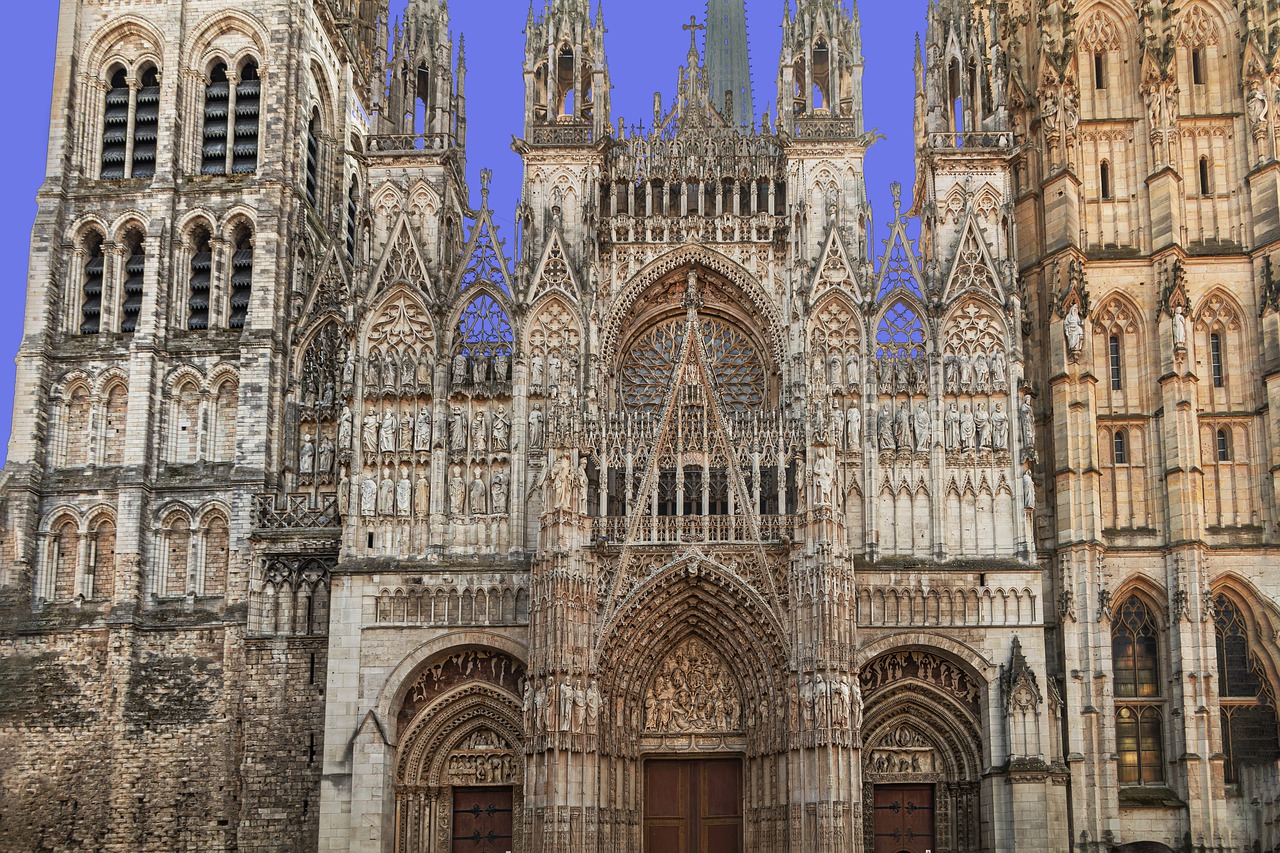 rouen cattedrale francia chiesa