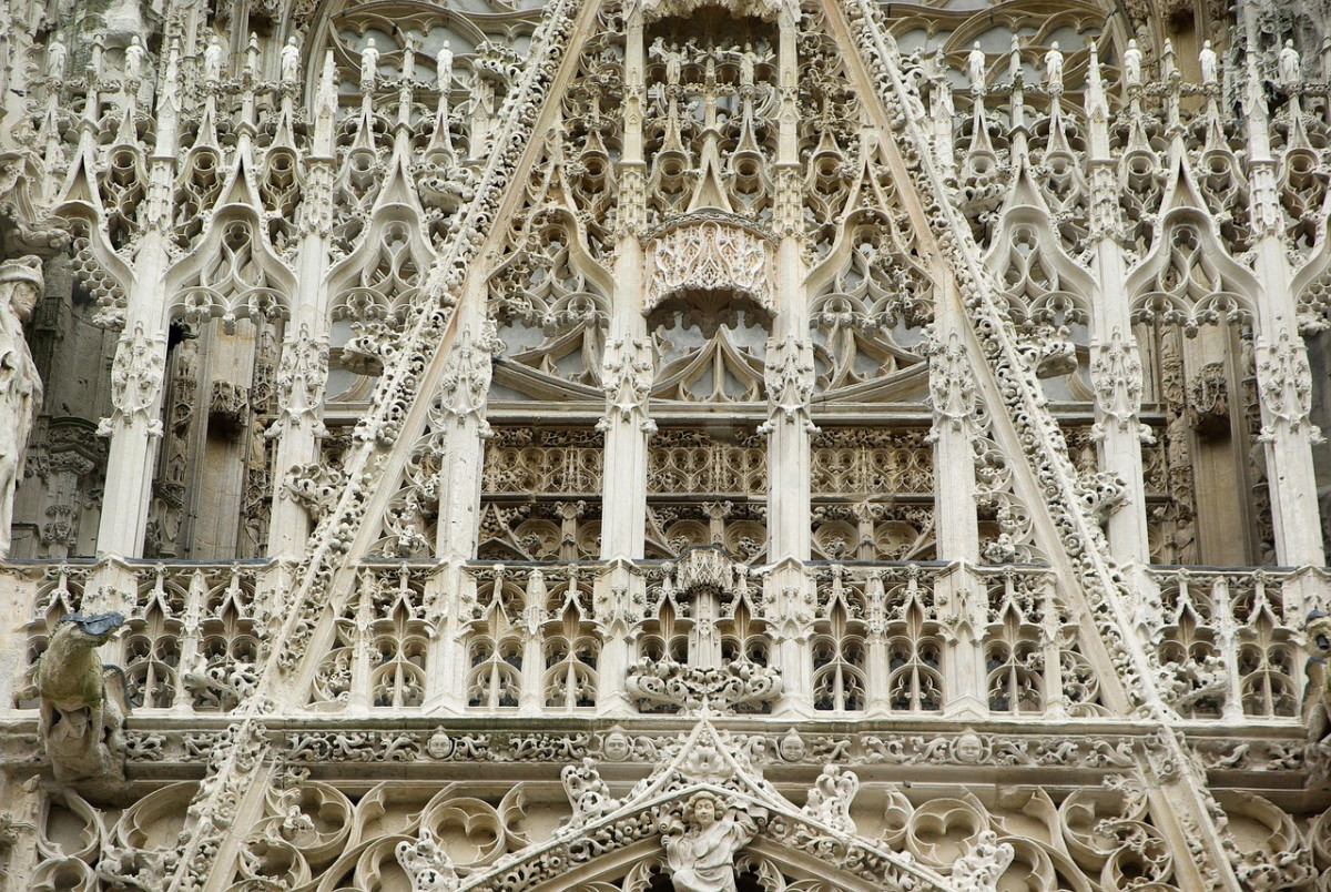 rouen normandia cattedrale gotico
