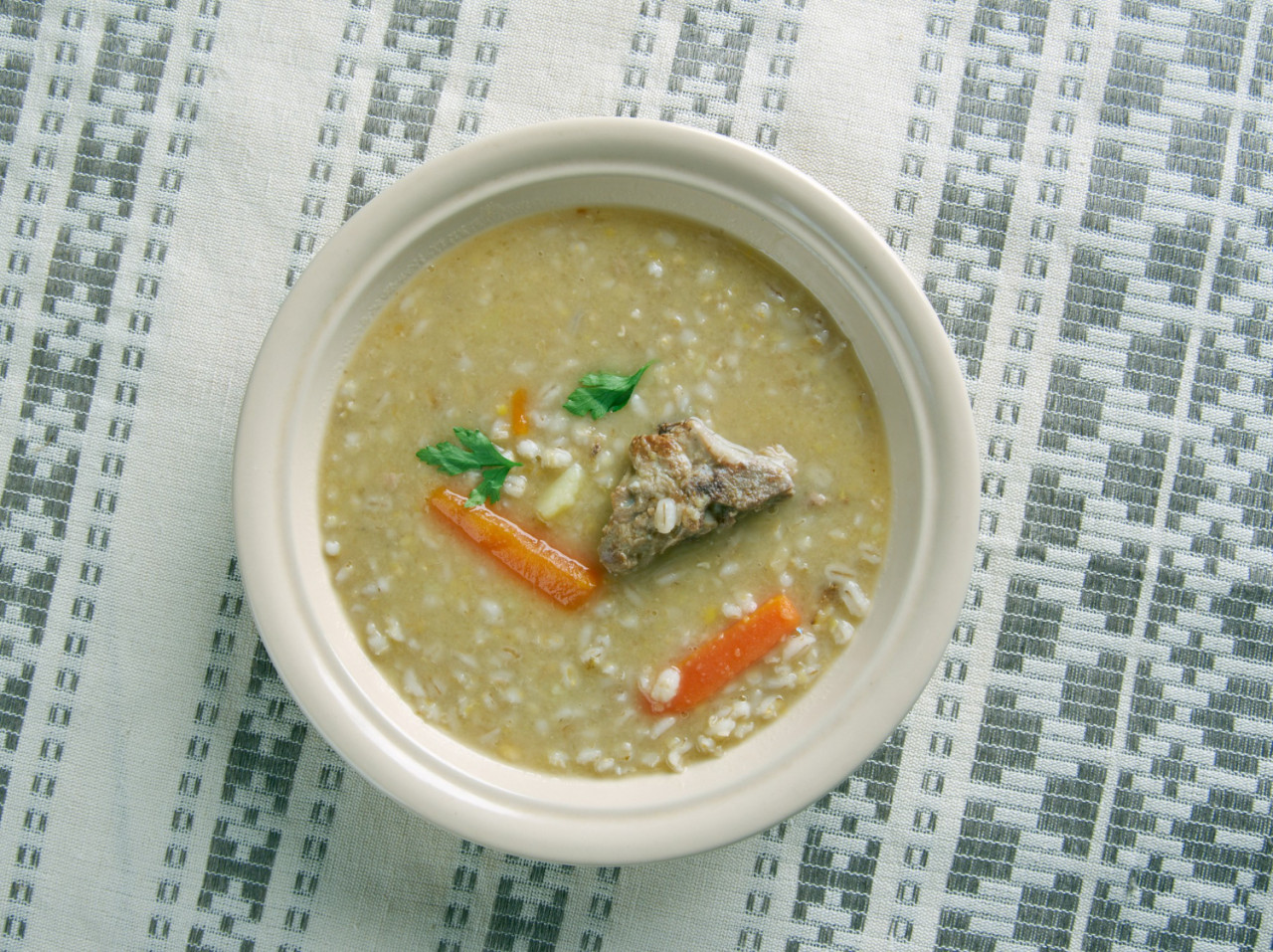 rumford soup peas barley soup common base inexpensive military rations central europe