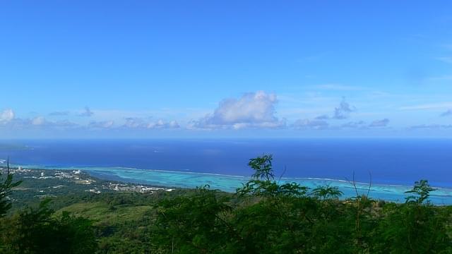 panorama sul mare di saipan