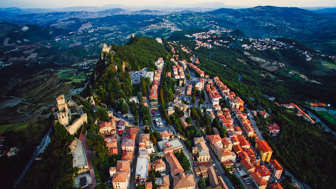 san marino citta urbano edifici