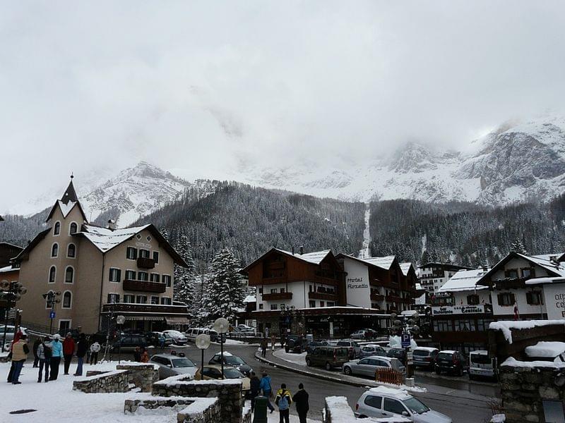 san martino di castrozza innevata