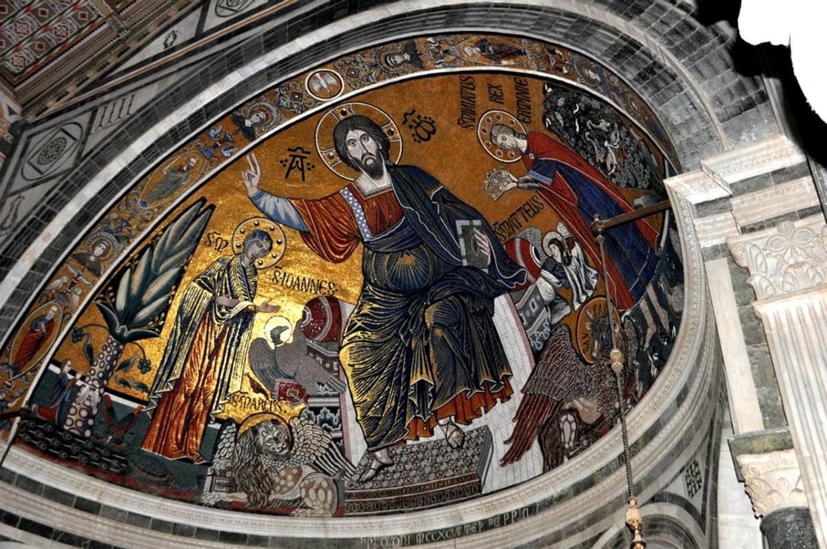 san miniato al monte mosaico cristo